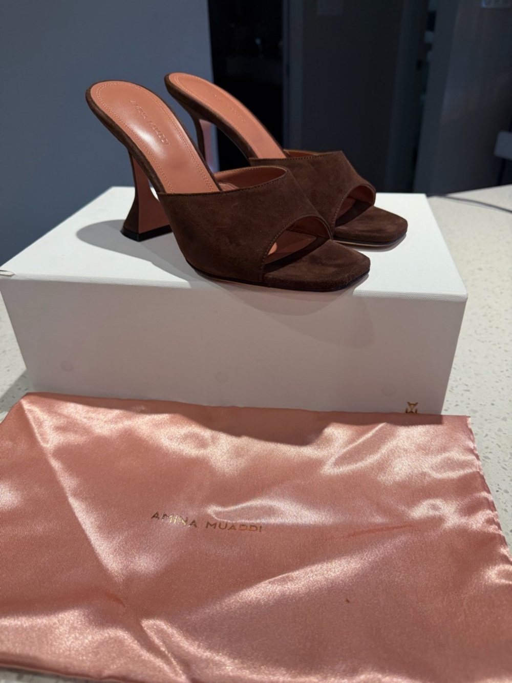 Amina Muaddi Lupita Slipper
